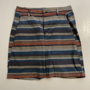 Lululemon‎ Athletica 34 x 10" Color Striped Kahuna Performance Chino Shorts